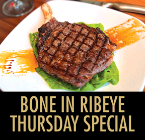 Bone In Ribeye Thursday Special