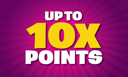 Up To 10X Points