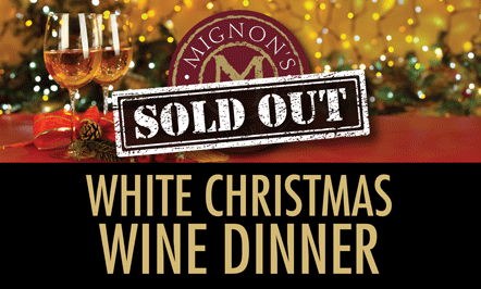 White Christmas Wine Dinner