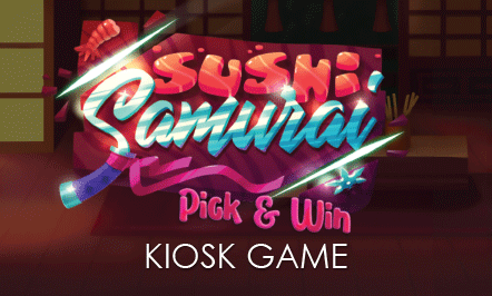 Sushi Samurai Pick & Win Kiosk Game